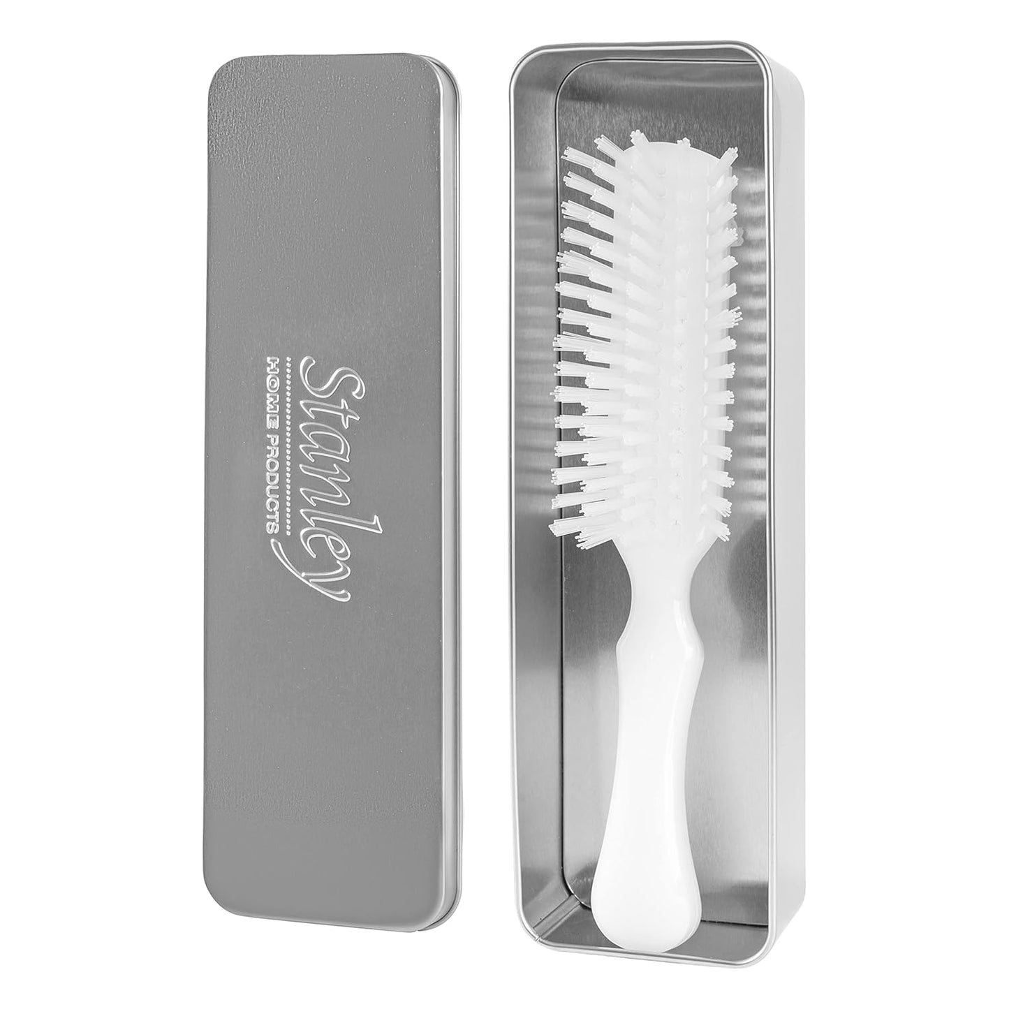 Stanley Home Products Essentials Ladies Hairbrush In Keepsake Gift Box - Durable Nylon Block & Bristles - Premium Quality 5 Row Hair Brush Glider - Designed for All Hair Types