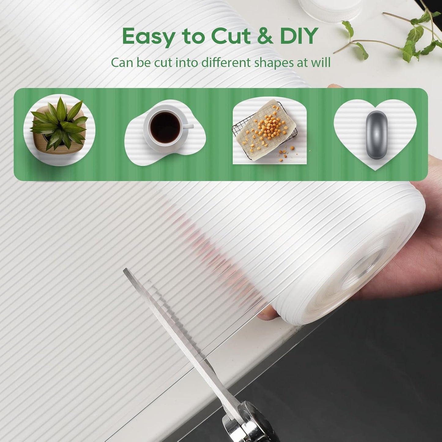 Anoak Shelf Liner Cabinet Liner, Non Adhesive Drawer Liner, Washable 12 Inch x 20 FT(240 Inch) Waterproof Durable Non-Slip Shelf Liners for Kitchen, Drawer, Refrigerator