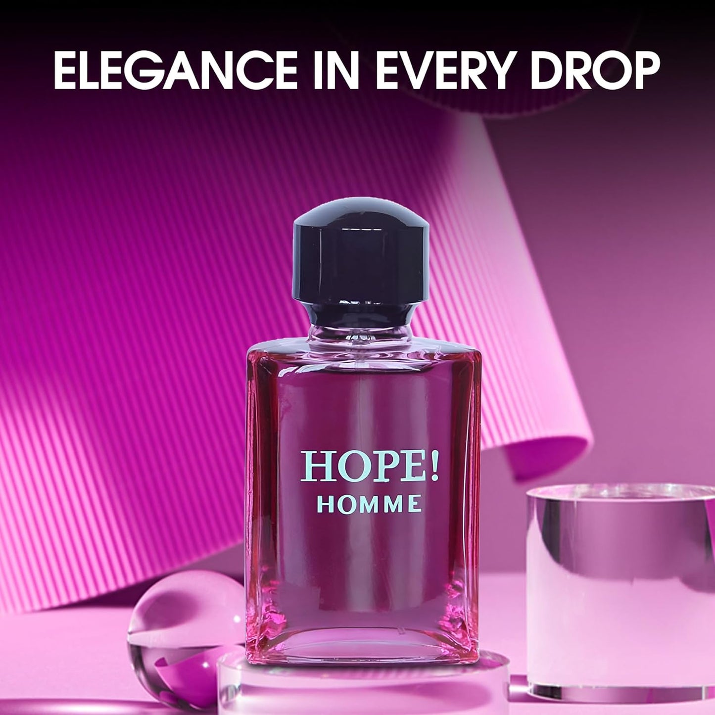 Hope Cologne for Men Eau De Toilette Natural Spray|Fruity and Floral Scent|Elegant and Classic Fragrance,for all Skin Types|Casual and Formal Wear,3.4 Fluid Ounce/100 Ml