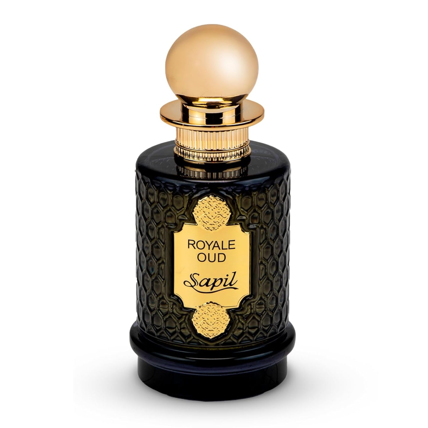 Sapil Royale Oud Unisex Eau De Parfum – Saffron, Nutmeg & Patchouli Musk Blend – Long-Lasting Luxury Arabic Oud Perfume for Men & Women – Premium Dubai Fragrance – 3.38 oz