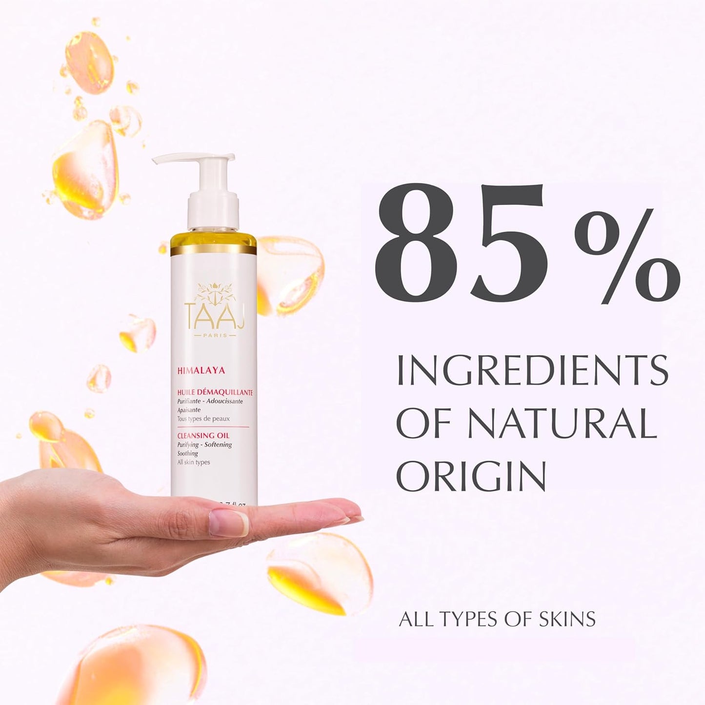 | Himalaya Cleansing Oil – Gentle & Melting Texture | Deep-Cleansing & Hydrating Skincare | Removes Impurities & Makeup | Soft, Clear & Calm Skin | All Skin | 85% natural & Vegan | 6.8 fl oz