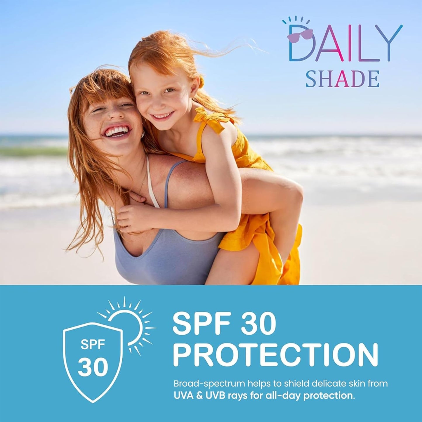 Babe Shade Kids Tinted Mineral Sunscreen for Face with SPF 30 - Non-Nano Zinc, Reef Safe, Travel Size Water Resistant & Hypoallergenic Skin Care Formula for All Types of Skin Tone - Pack 3