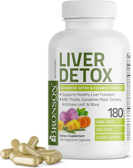 Bronson Liver Detox Advanced Detox & 180 Vegetarian