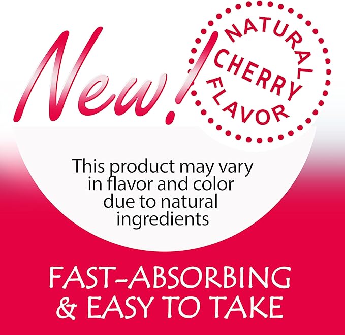 Vegan Liquid BIOTIN with Silica Pro-Collagen 12,500mcg. Supports Healthy Hair, Glowing Skin, Strong Nails. Boost Energy. For Men and Women–Concentrated Formula. Natural Cherry Flavor. 4oz