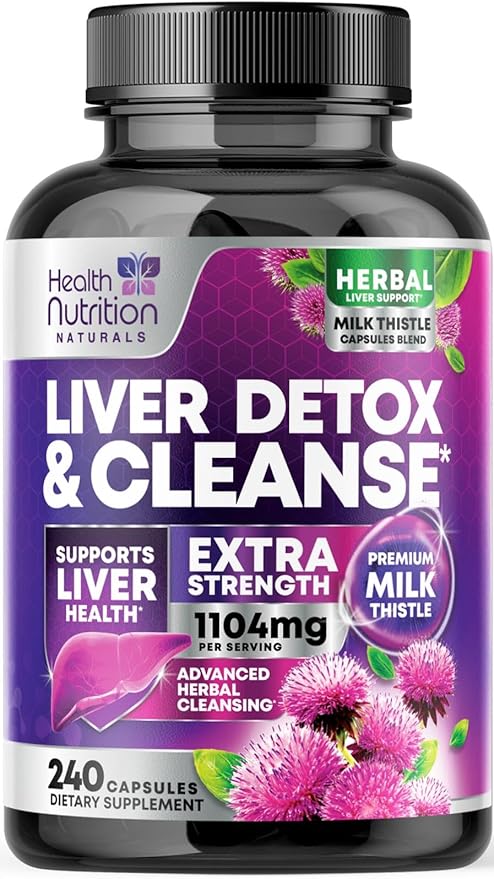 Gentle Liver Cleanse Detox & Repair Formula 240 Capsules