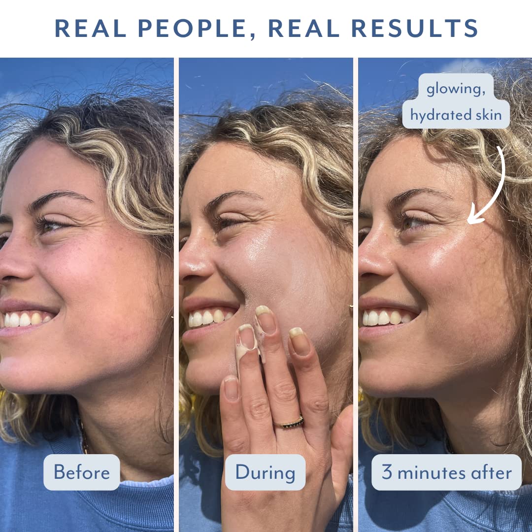 Bloomeffects - Tulip Dew Sunscreen Serum With Broad Spectrum Mineral SPF 50 (Water-Resistant Up To 40 Minutes) | Cruelty-Free Clean Beauty (1.86 fl oz | 55 ml)