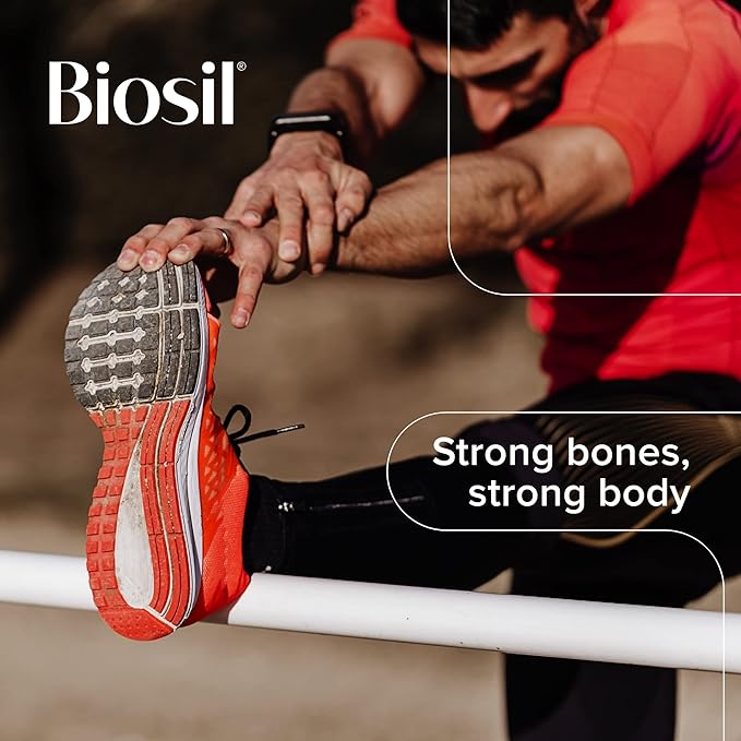 Biosil Bone Collagenizer Ultra - 60 Veggie Capsules - with Patented ch-OSA Complex + Choline, Inositol, MK7 & Vitamin B12 - GMO Free - 30-Day Supply