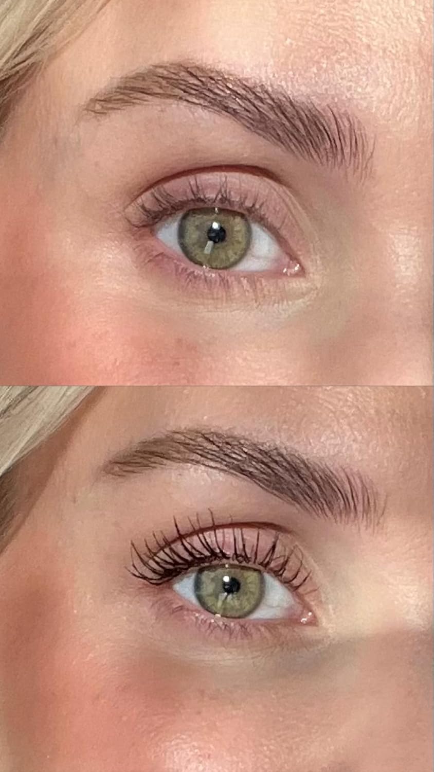 Sandstone Scandinavia Hypoallergenic Mascara Sensitive Eyes - Smudge-Proof, Sweatproof, Lengthening for Maximum Volume and Length - Vegan, Non Toxic ingredients (Brown, 9 ml)