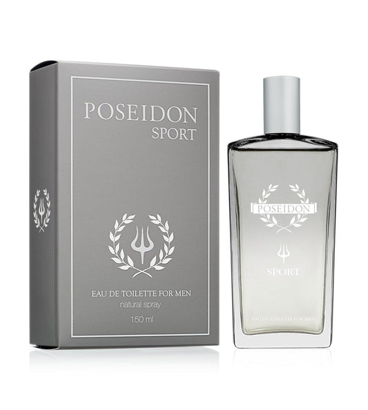 Instituto Español Poseidon Sport Eau de Toilette for Men, Fresh and Dynamic Fragrance, 150 ml / 5.1 fl oz Spray Bottle, Made in Spain