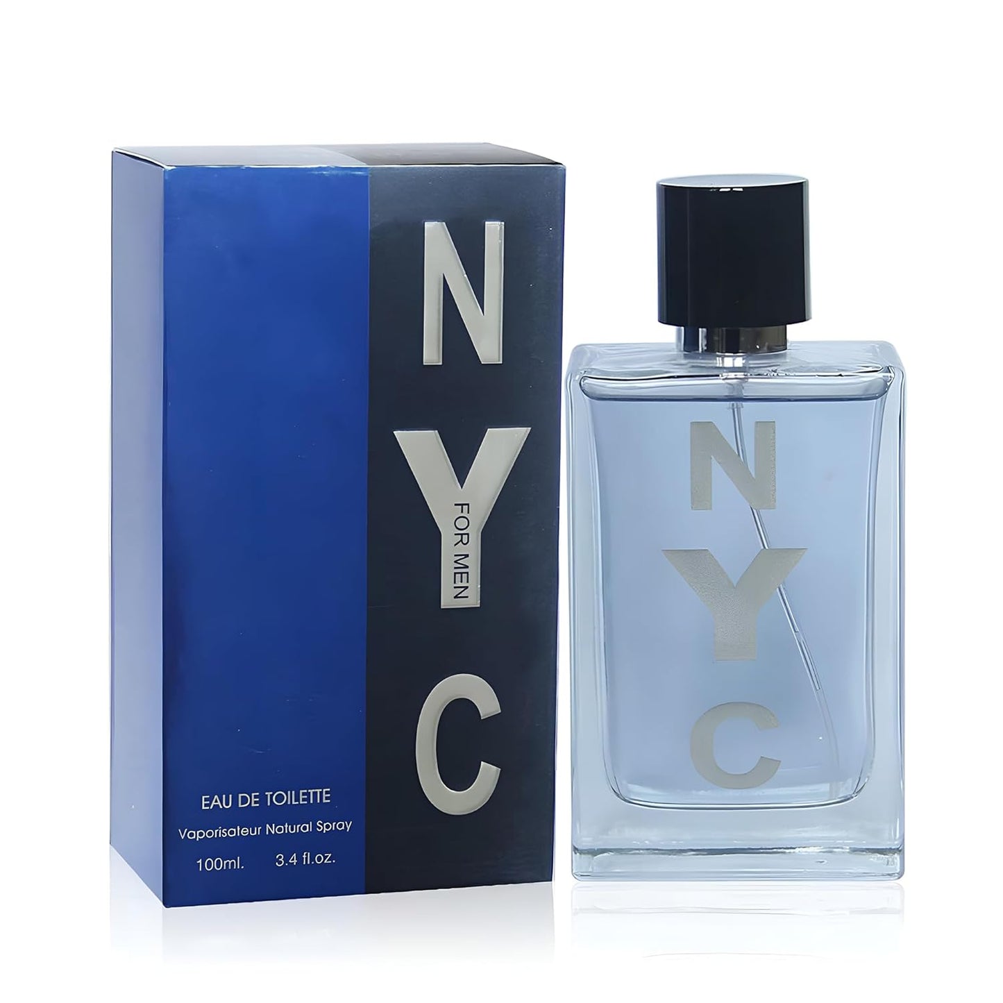 Perfume For Men NYC Eau De Toilette Natural Spray Men Cologne Masculine Scent 3.4 Fl Oz/100ML