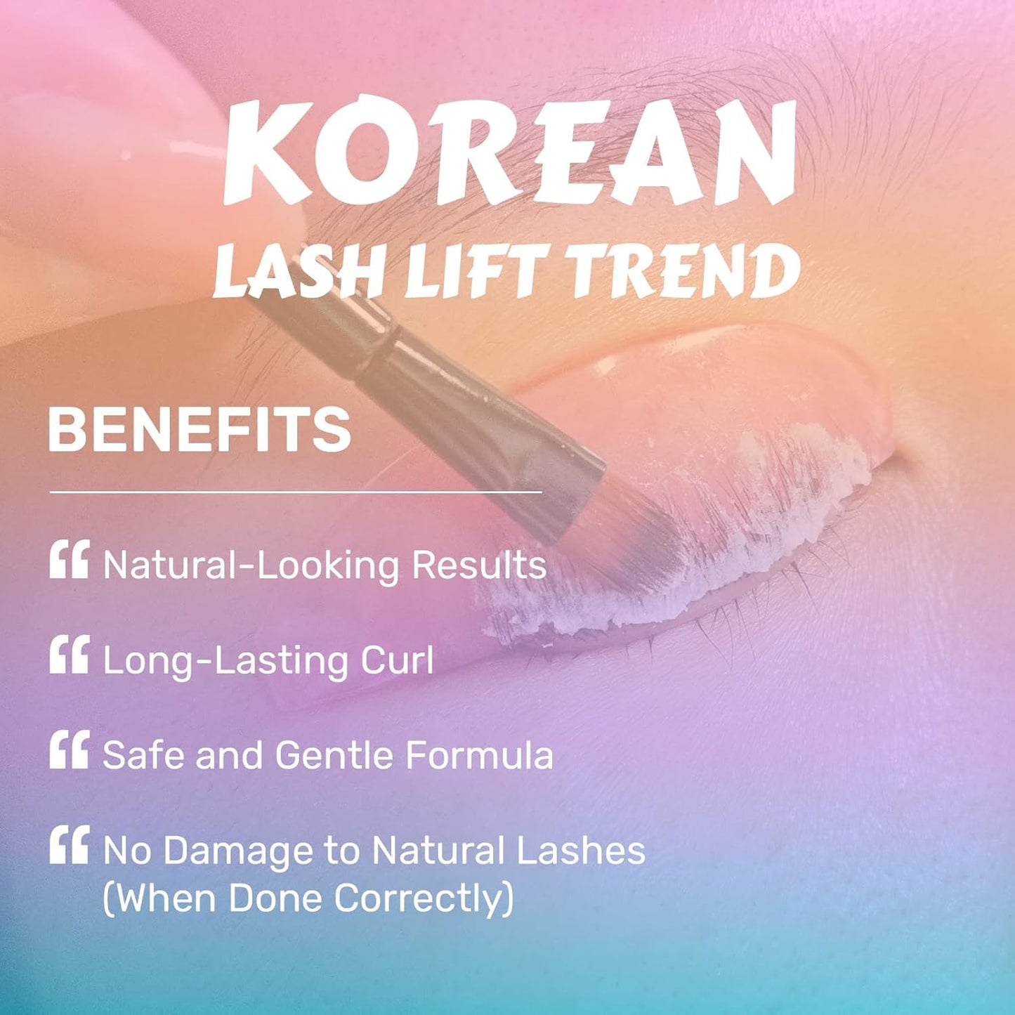 Lash Lift Shields Flat, Lomansa Korean Lash Lift Pads Super Sticky Glueless For NO.1 Perm Soften Lash Lift Rods (Purple)