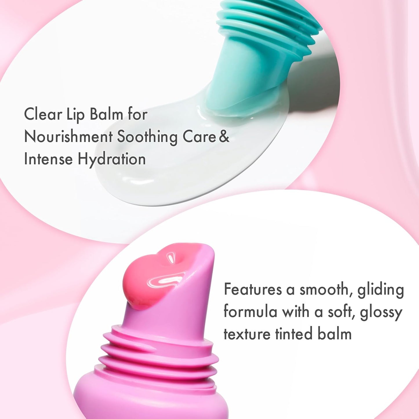 Amuse SEOUL Care Tint Lip Balm Keyring (01 Rice) | Hydrating Lip Balm + Keychain, Rice Extract & Multi-Peptide Complex, Clear Glossy Finish | 0.21 oz