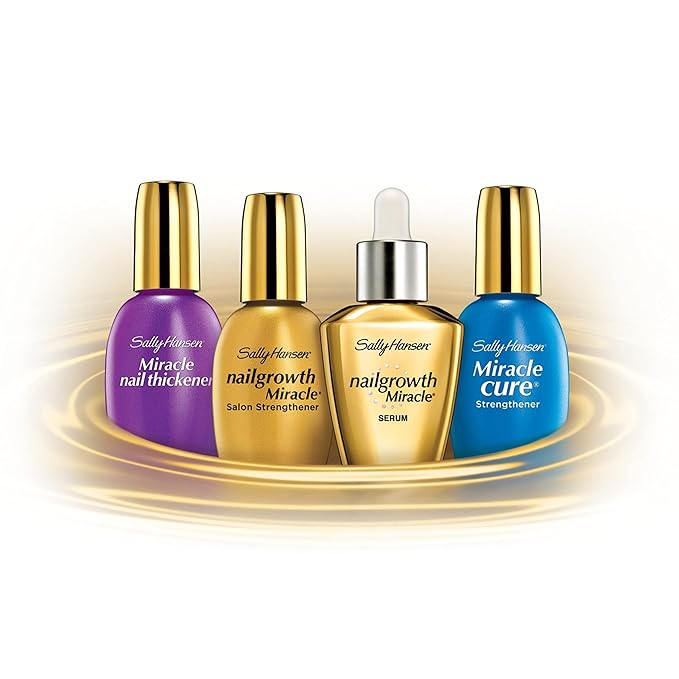 Sally Hansen Nailgrowth Miracle®, Growth Treatment, Nail Protectant, Infused with Soy Protein, Keratin, Collagen, and Multi-Vitamins