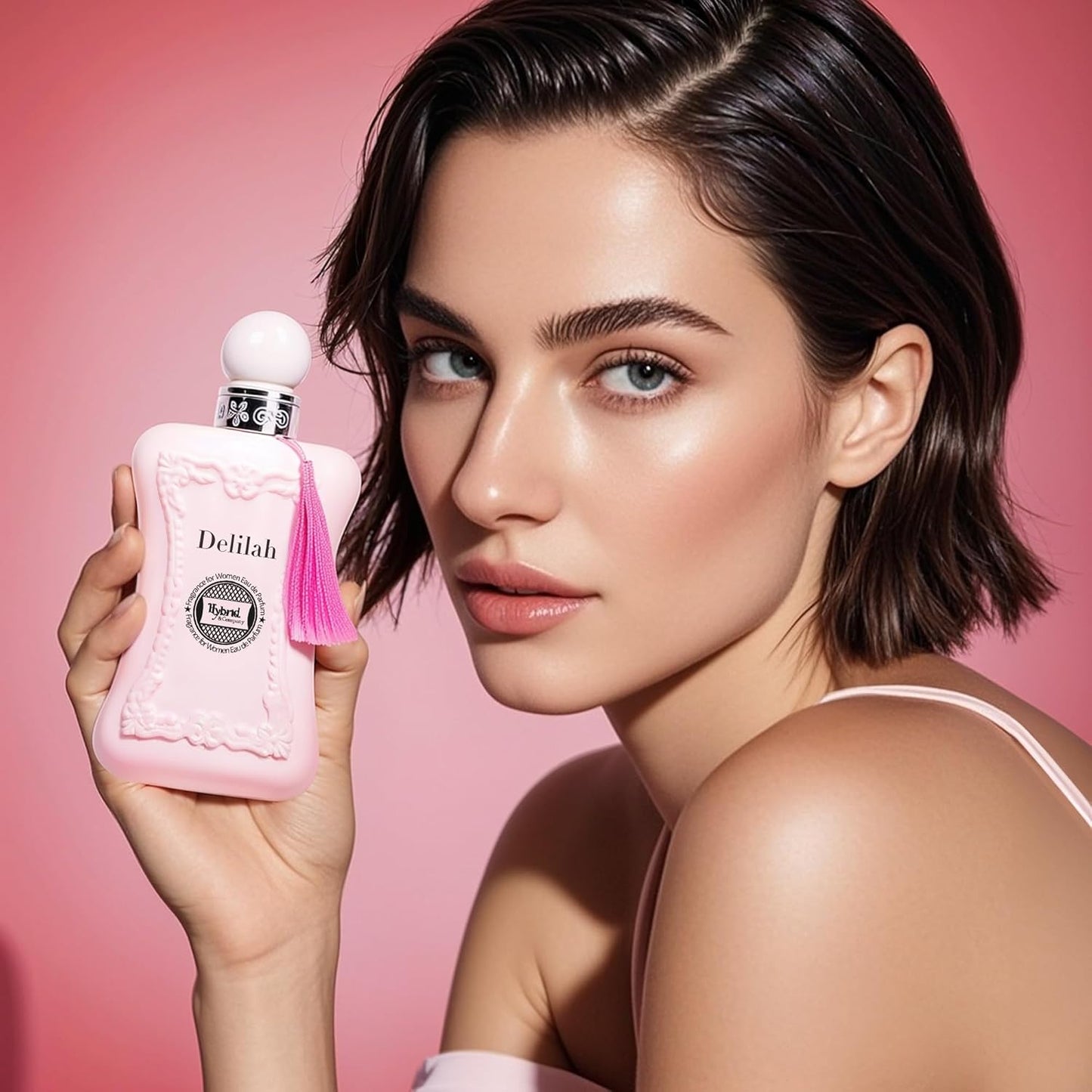 Hybrid & Company Delilah Compelling Captivating Fragrance For Women Floral Scent Womens Perfume, 3.4 Fl Oz