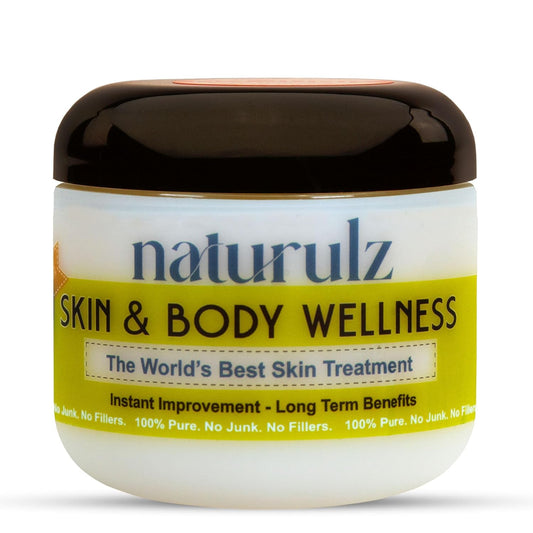 Naturulz Skin & Body Wellness 4oz – Everyday Essentials with Nourishing Coconut oil, Antioxidant-rich Turmeric, Oregano, Parsley, Rosemary & More, Body Butter for Summer Beach Vacation Essentials