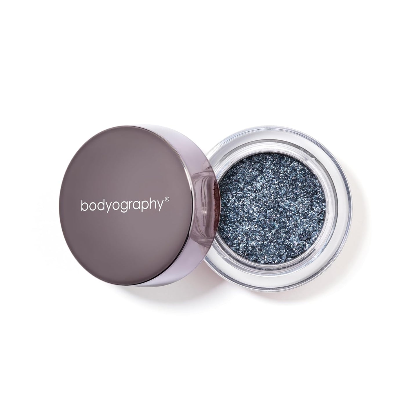 Bodyography Glitter Pigment Eye Shadow | Long Wear Shimmer Eyeshadow | Vegan, Talc & Paraben Free | Cream Powder Formula | Spectra (Navy) 1.5 g