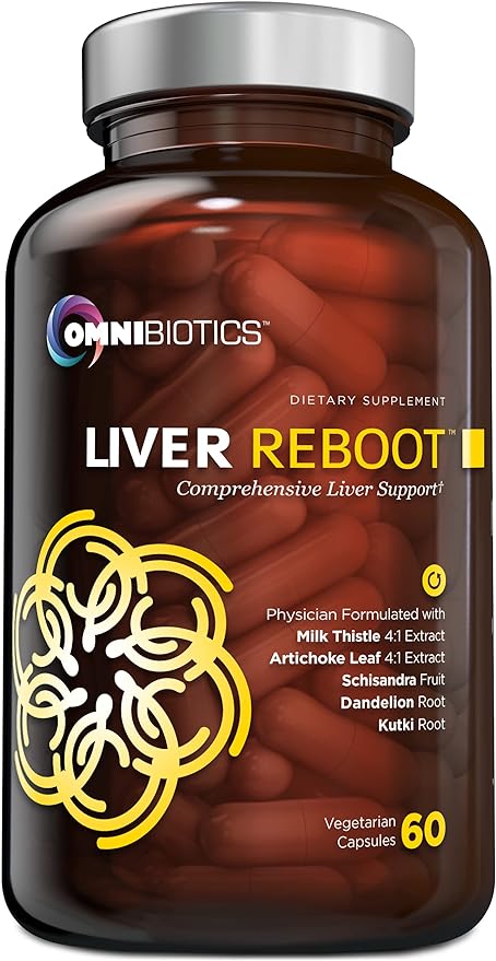 OmniBiotics Liver Detox Supplement, Liver Cleanse Support 60 Vegan