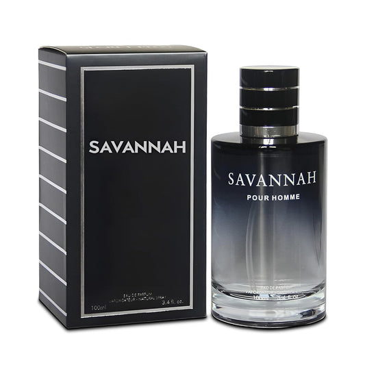 Men's Cologne SAVANNAH Bold Scent Eau de Toilette,3.4 Fl Oz Perfume for Men Every Day Used