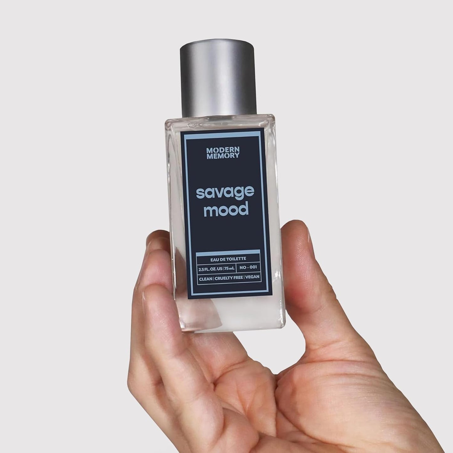 Modern Memory Savage Mood Eau de Toilette for Men, 2.5 fl oz - Notes of Bergamot, Wild Lavender & Dark Patchouli