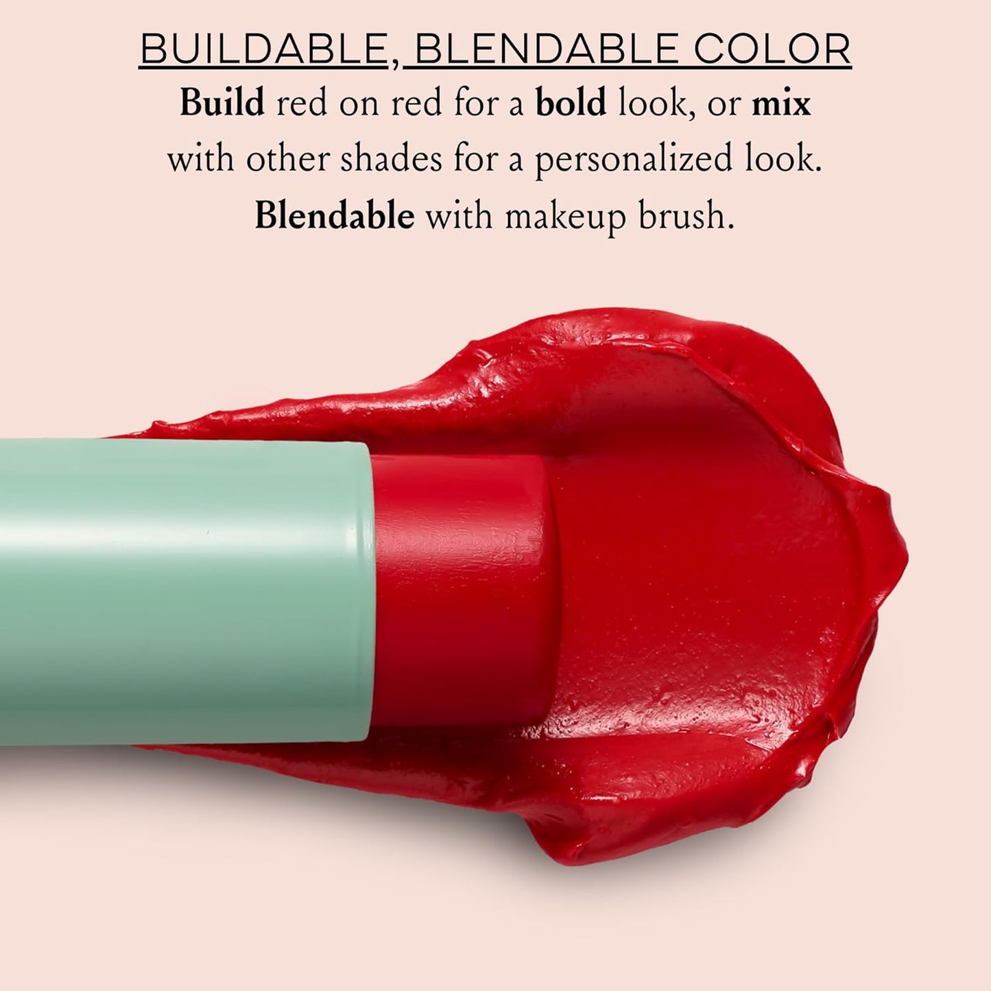 BOOM! by Cindy Joseph Boom Stick Parisian Red: 3-in-1 Cream Blush Stick for Eyes, Lips & Cheek, Long-Wearing Blendable & Building Color Vegan Lipstick Pen for All Skin