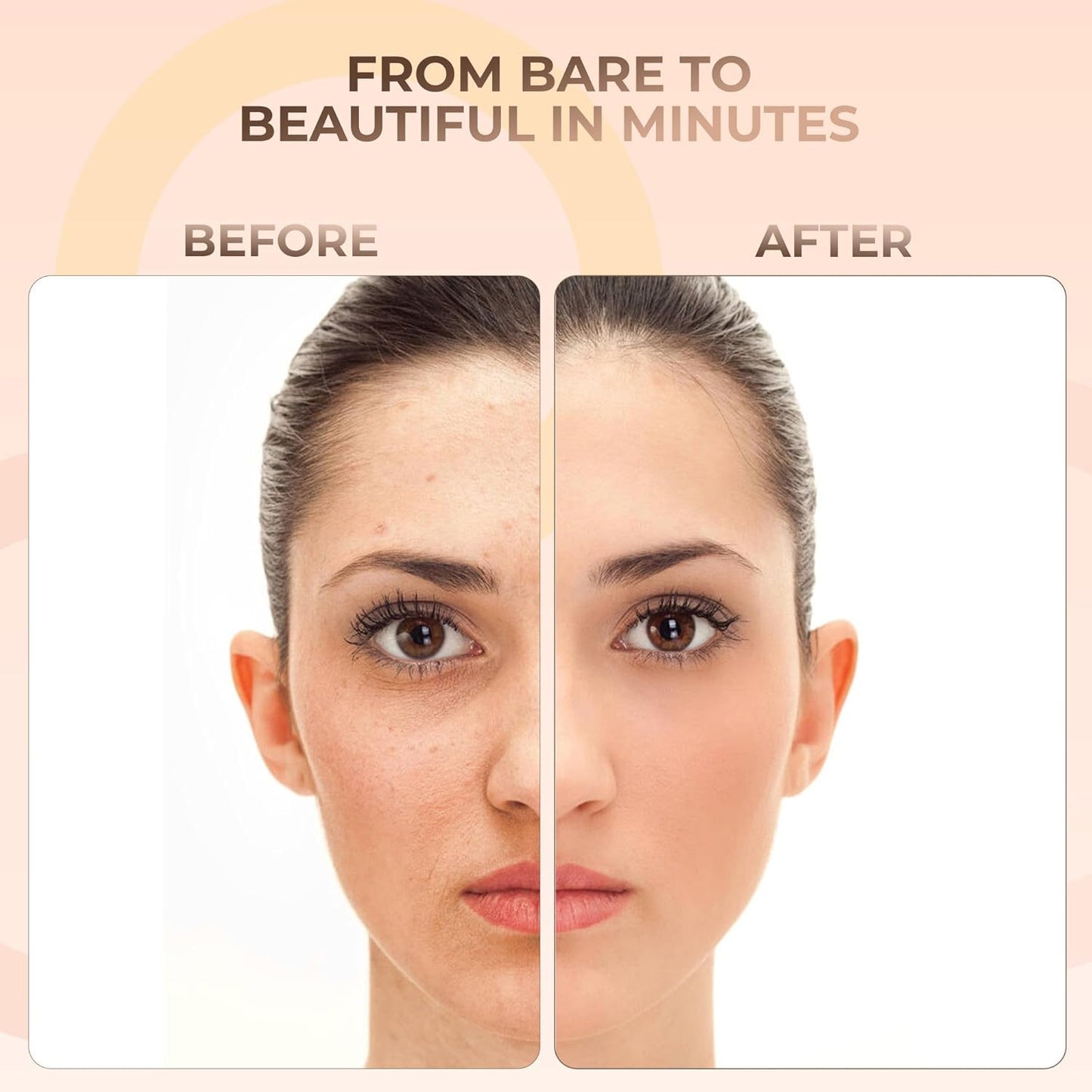 Warm Shade Foundation (5g Full Size Sifter Jar) Matte Mineral Makeup Loose Powder Foundation – Full Coverage, Natural Finish, Noncomedogenic, SPF 30