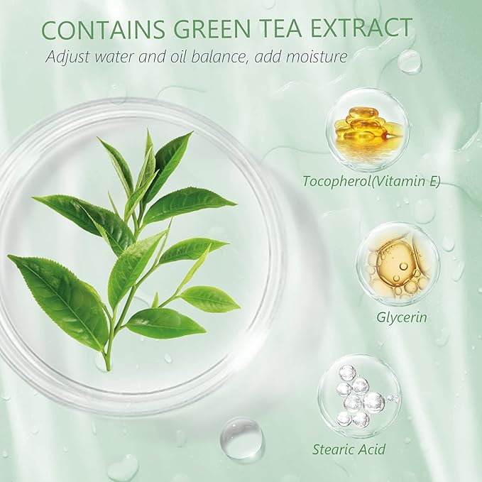 2 Pcs Green Tea Mask