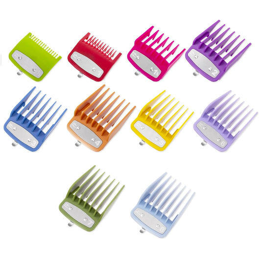 10-Pack Clipper Guards Set for Most Hair Clippers, Replacement Blades Protection Compatible with Wahl Clippers & Other Brands