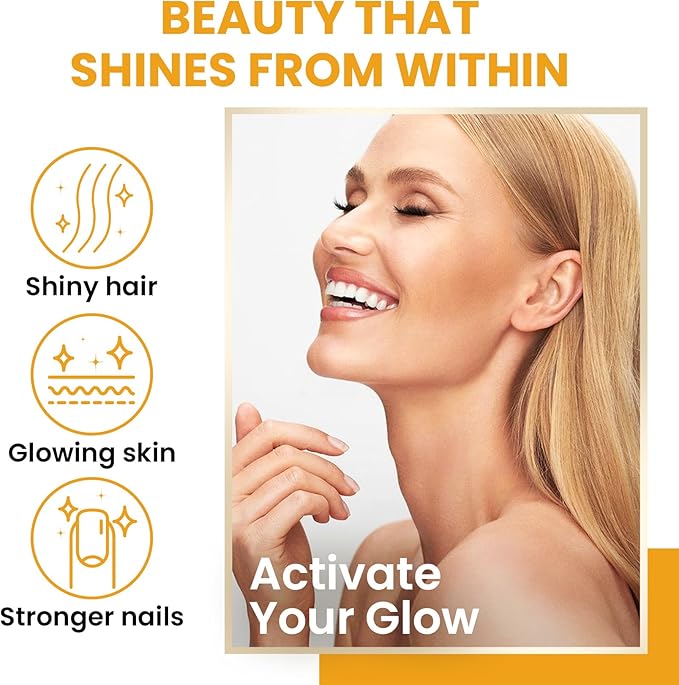 Venture Pal Biotin Gummies with Collagen & Keratin - Hair Growth Support Skin and Nail Strength Vitamins for Women & Men - Biotin 10000mcg | B-Complex | Saw Palmetto - Sugar Free, Non-GMO, 60ct