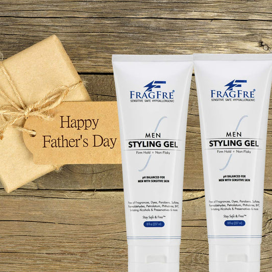 "FRAGFRE Hair Styling Gel, 8 fl oz, Extra Hold, Non Toxic & Flaky, Alcohol Free, Unscented, Color Safe, Provides Strong Firm Hold, No Residue, For Men and Women"