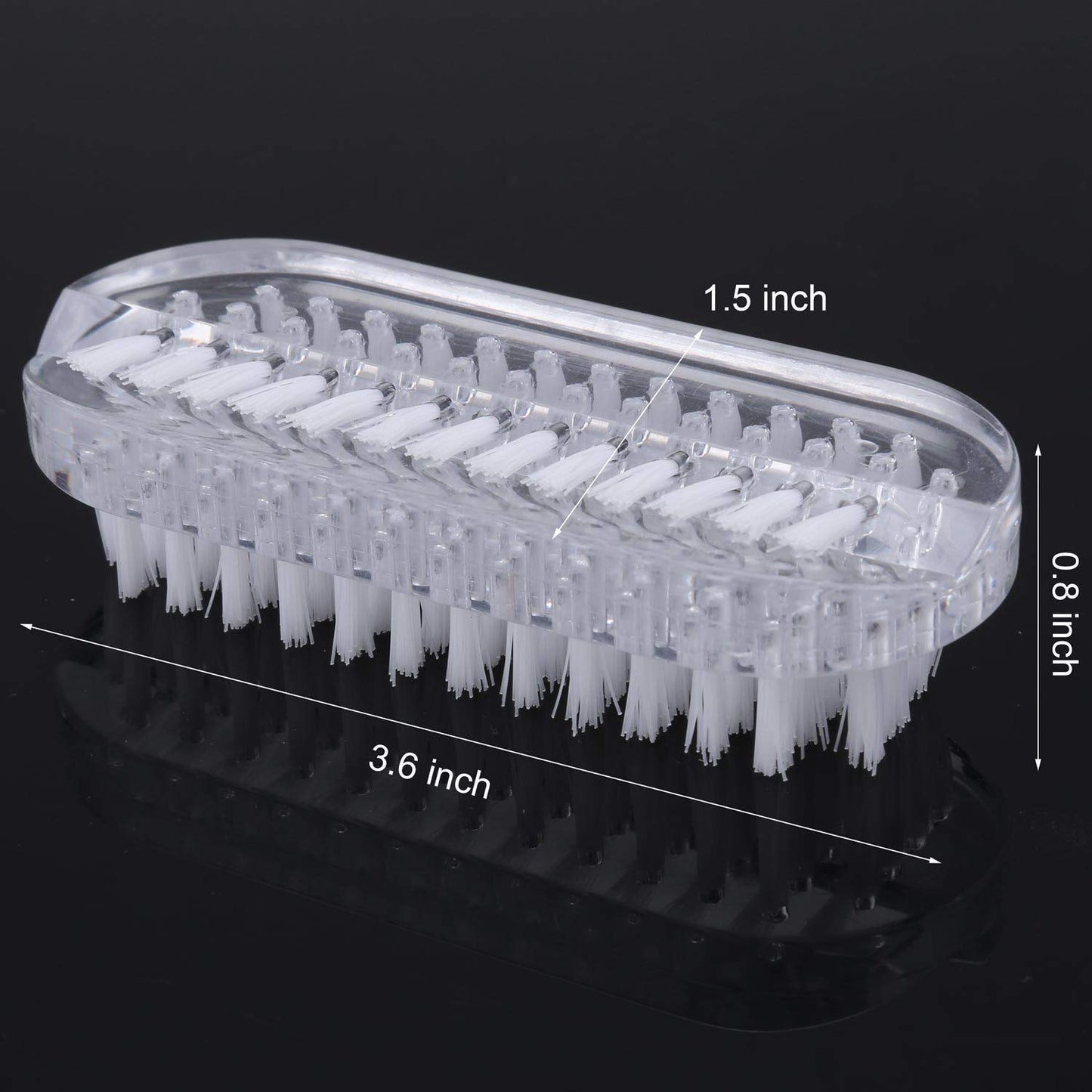 Cleaning Nail Brush Handle Scrubbing Brushes (Plastic Brush-4 Pcs)