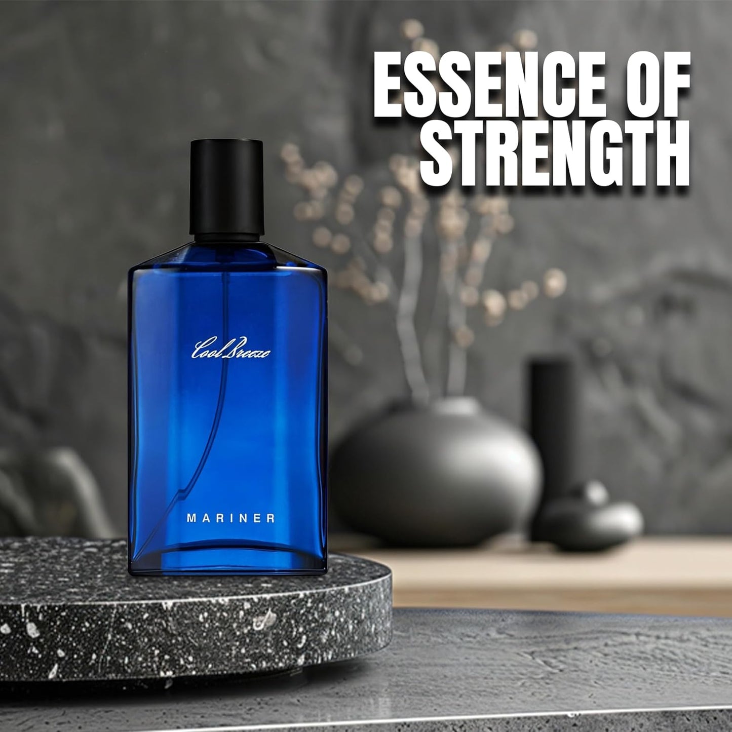 Cool Breeze Men Cologne 100ml Eau De Toilette Spray Perfume,Notes of Seawater, Spicy Rosemary and Fresh Mint Long-Lasting Perfume For Men Gift Daily Use