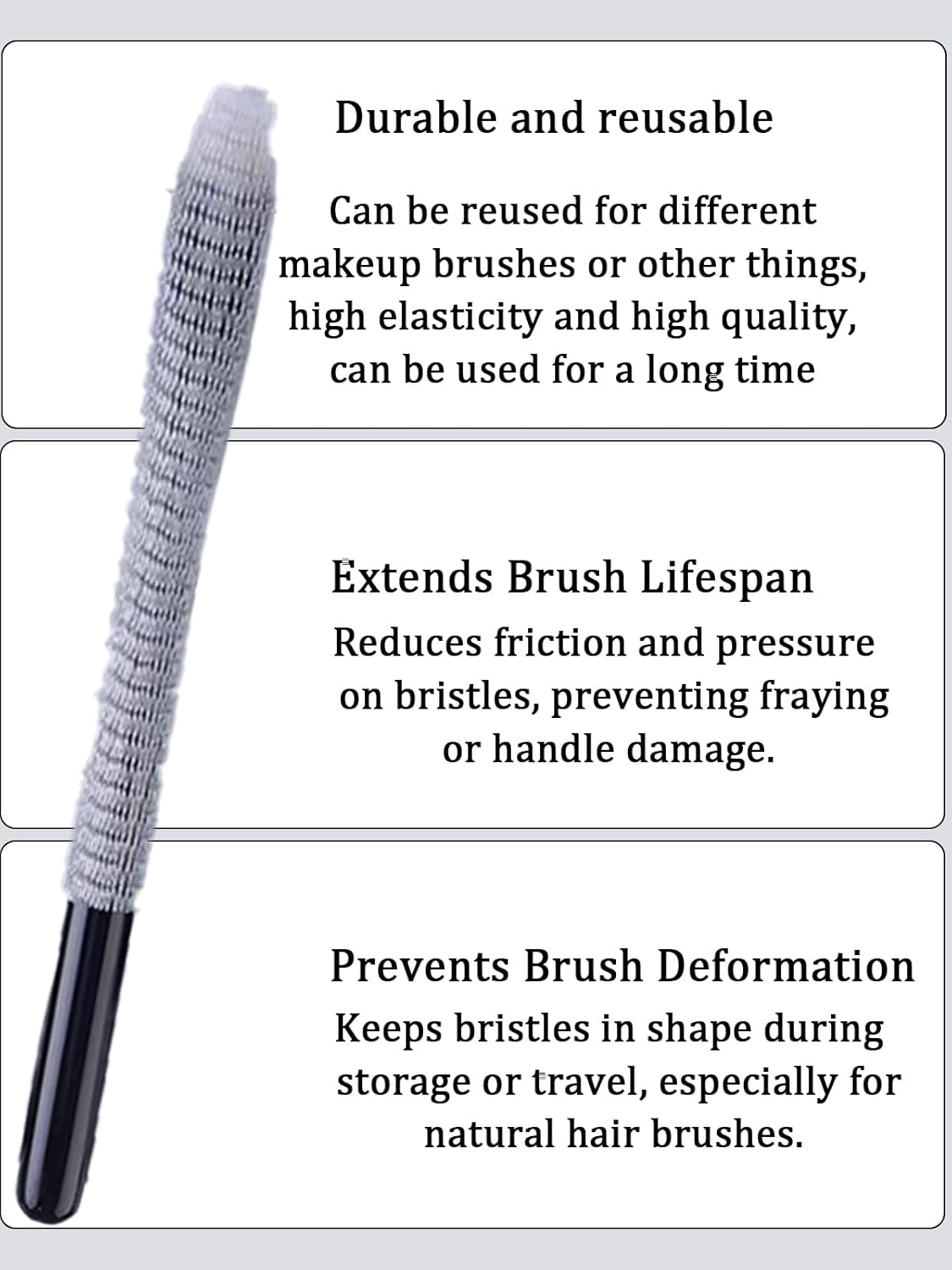 40 PCS Makeup Brush Covers for Travel Cosmetic Makeup Brushes Protector, Brush Cover for Women Portable Mesh Net for Professional & Daily Use (20 storage nets and 20 protective covers)