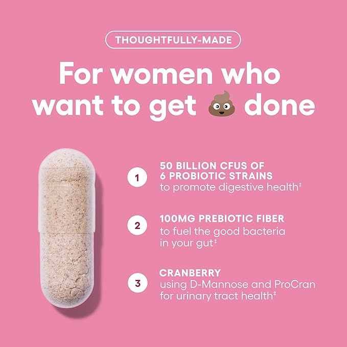 Physician's Choice Probiotics for Women 50 Billion 6 Unique 30 CT
