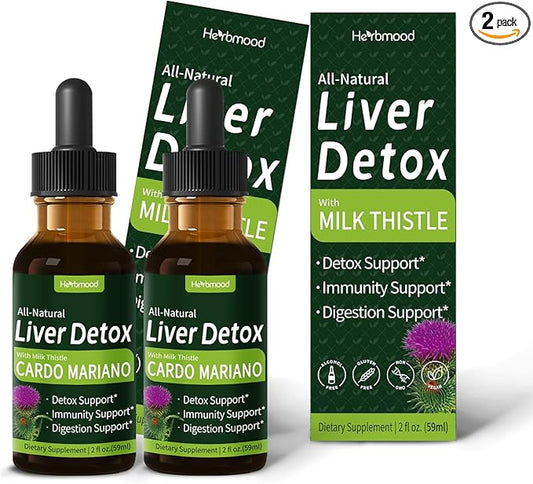 Milk Thistle Liver Detox Drops, Cardo Repair.4oz