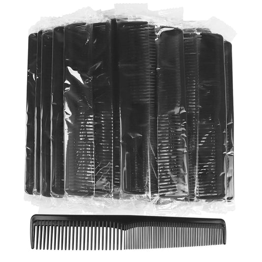 Sturdy Double Tooth Hair Pocket Combs, Individually Wrapped in Bulk Pack of 500 for Homeless, Charity, and Care Packs
