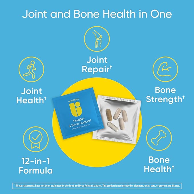 Mobility & Bone Support Daily Multivitamin K2, Collagen, (30 Pack)