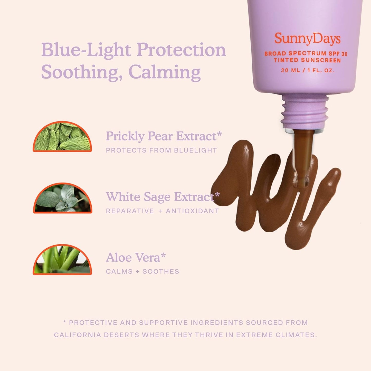 Tower 28 Beauty SunnyDays SPF 30 Tinted Mineral Sunscreen For Sensitive Skin - 2-in-1 Facial Broad Spectrum UVA/UVB Protection + Foundation - Shade 60 THIRD ST - Deep with Neutral Undertones, 1 Fl Oz