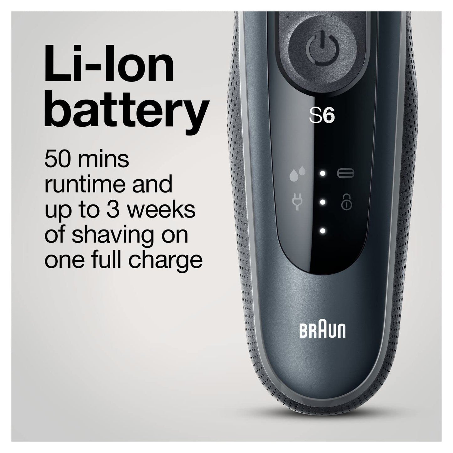 Braun Series 6 6075cc Electric Shaver with SmartCare Center and Precision Trimmer, Wet & Dry, Rechargeable, Cordless Foil Shaver, Black