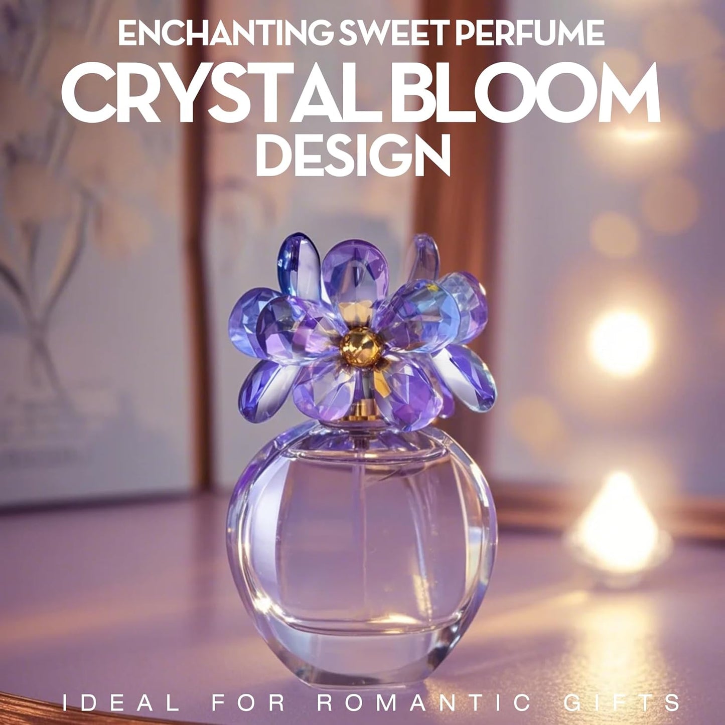 Women's Perfume Set - 2 Pack Eau de Parfum Spray 3.4 Oz Each | Floral Jasmine & Sweet Vanilla with Bergamot & Woody Notes | Long Lasting Original Scent Gift Set for Women (MilaWR&Daicy Blue)