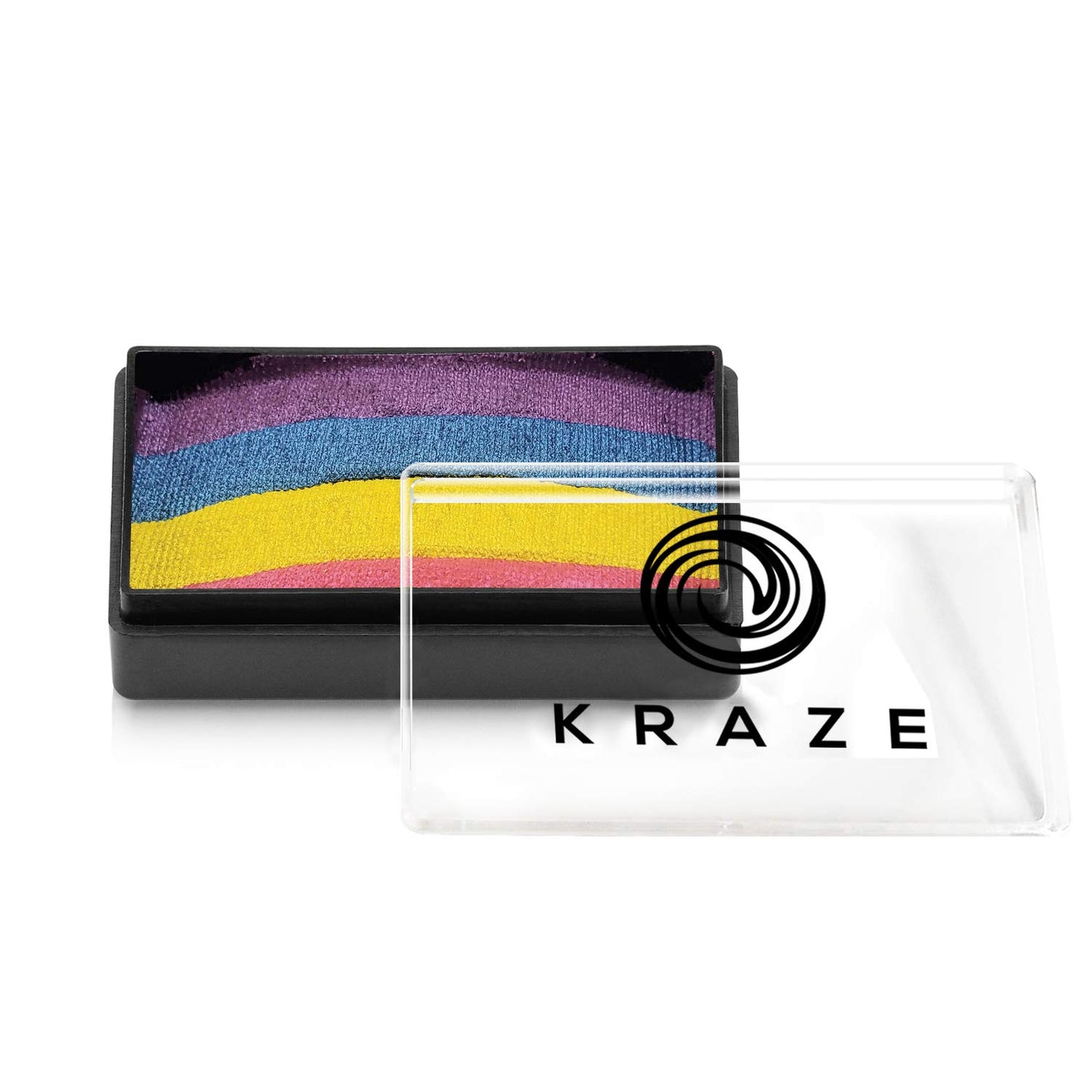 Kraze FX Dome Stroke - Pixie (25 gm), Professional 1-Stroke Split Cake, Hypoallergenic, Non-Toxic, Water Activated Face & Body Painting Makeup Supplies for Sensitive Skin, Kid Safe, Adults