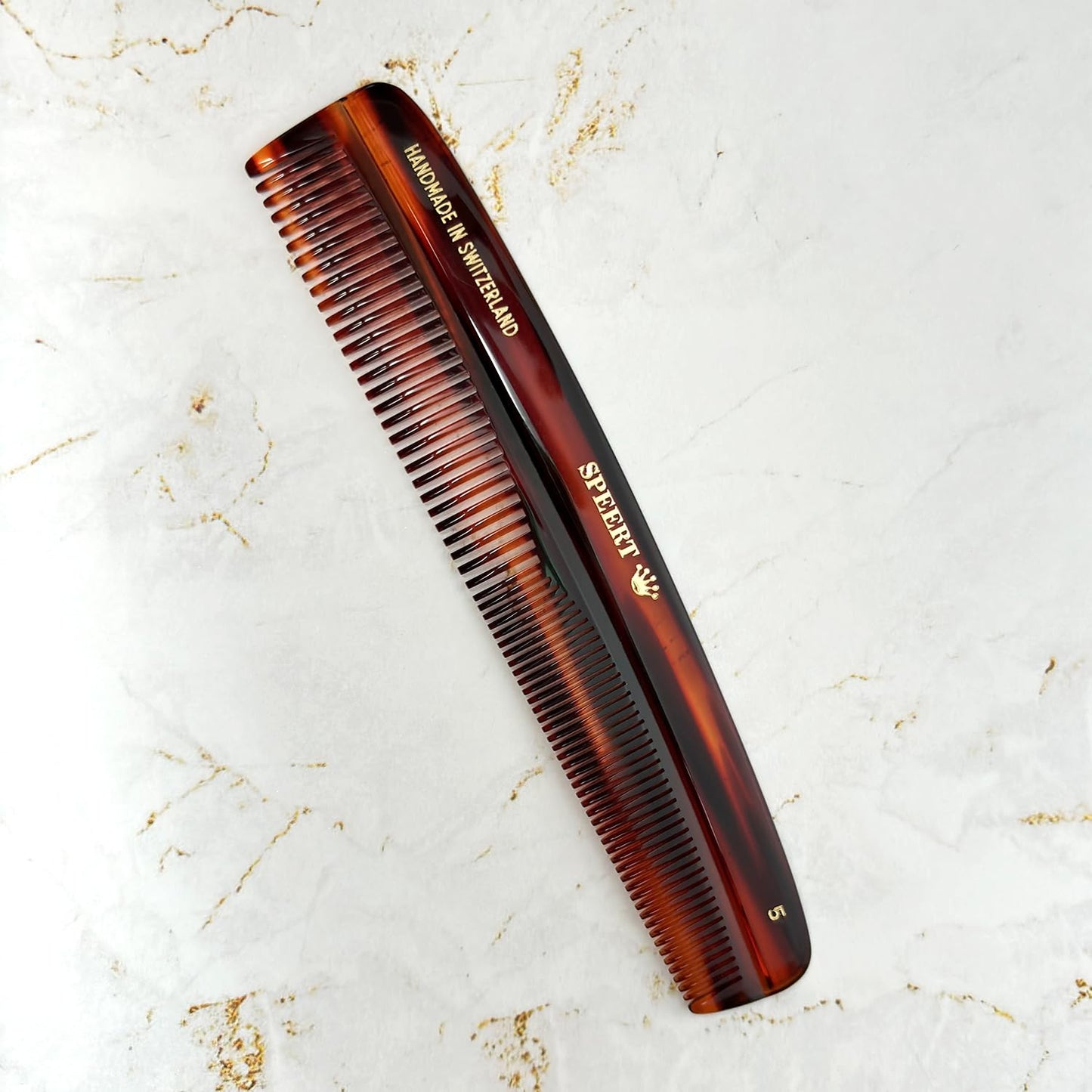 #5 Handmade Wide Narrow Tooth Comb Tortoise Havana Acetate Thick Coarse Curly Thin Fine Straight Hair Detangling Parting Grooming Teasing Styling Hairdresser Barber Hairdressing Wet Dry Pocket