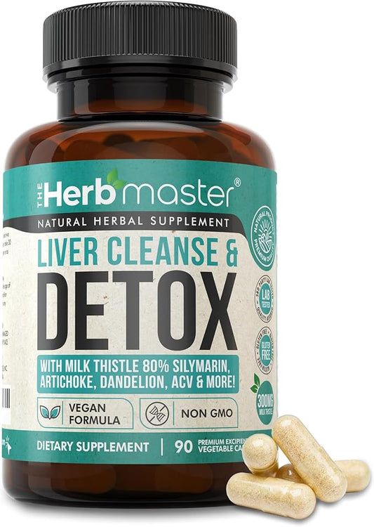Nora Ross Herbmaster Liver Detox & Cleanse 90 Count
