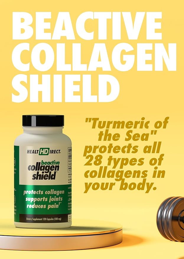 HEALTH DIRECT - BeActive Collagen Shield - 120 Capsules - Advanced Green-Lipped Mussel Supplement - Supports Skin, Joints and Muscles