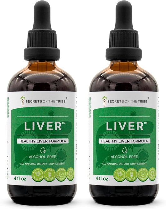 Liver Alcohol-FREE Extract, High-Potency Herbal Drops, 2x4 oz