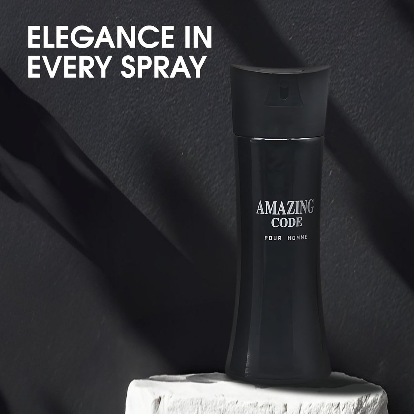 2PCS Valentine Milano/Amazing Code Eau De Toilette for Men-Fresh,Romantic Scent Perfume for Men 3.4 Fl Oz Each Mens Cologne For All Skin Daily Used