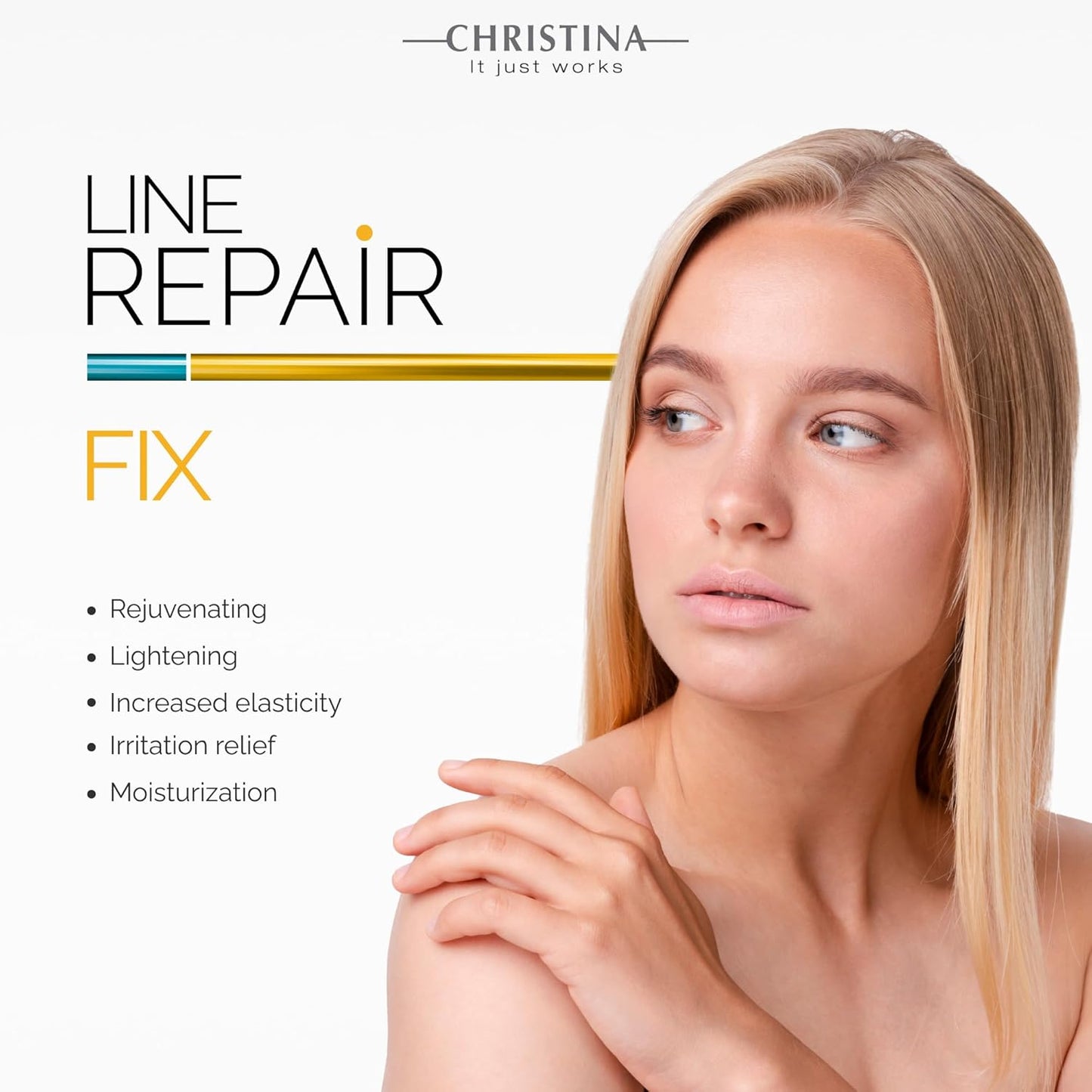 Christina Line Repair Fix Antioxidant Assist SPF 50 Sunscreen for Face - 60 ml - Broad Spectrum UVA/UVB Protection Daily Face Sunscreen with Hyaluronic Acid and Resveratrol