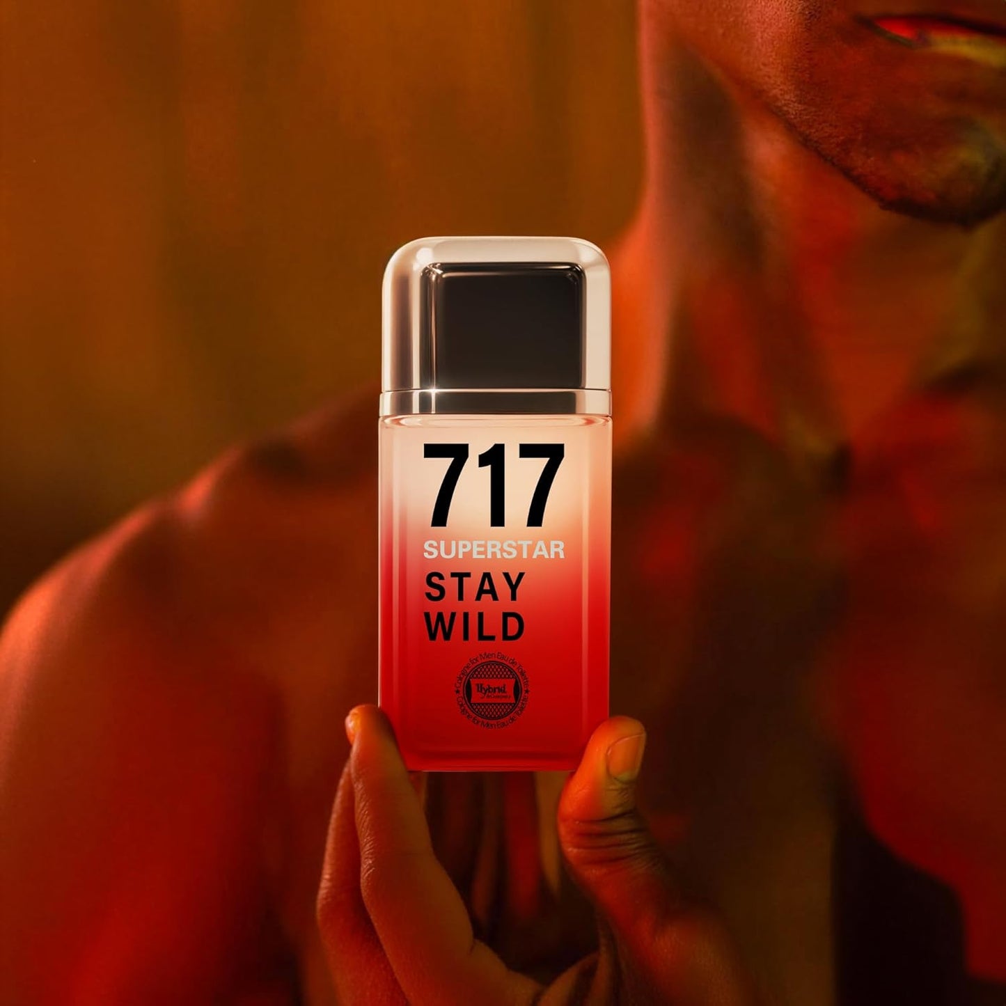 Hybrid & Company 717 Super Star Stay Wild For Men Eau De Toilette Vaporisateur Natural Spray 3.4 Fl Oz