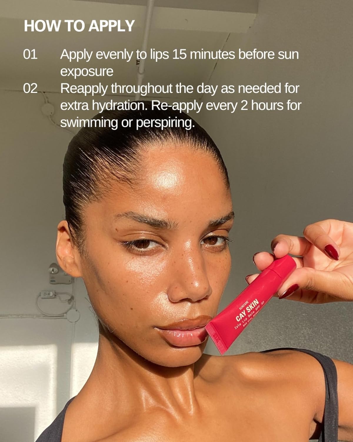 Cay Skin Isle Lip Balm SPF 30 – High Shine, Hydrating + Sheer Lip Gloss in Vanilla Brown Sugar Flavor – Formulated with Natural Ingredients for All Skin Tones – Cocoa Cabana, 0.35 oz