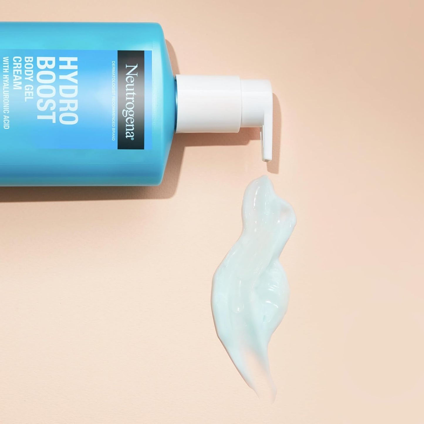 Neutrogena Hydro Boost Body Gel Cream, Hydrating Body Lotion with Hyaluronic Acid for Normal to Dry Skin, Lightweight Fragrance-Free Hyaluronic Acid Moisturizer, 16 OZ