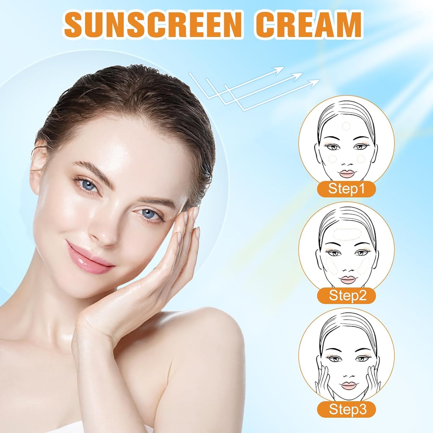 Tinted Sunscreen for Face SPF 50,Universal Protector Solar Con Color,Face Sunscreen Moisturizer,Hydrating Sun Essence Face Sunscreen Hydrating,No Sticky | Travel Size Sunscreen(2PCS)